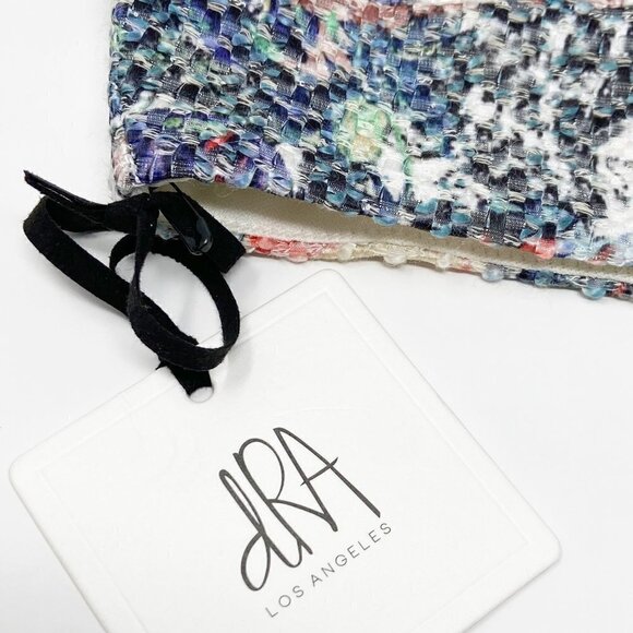 DRA | Multicolor Floral Textured Bralette Crop Top Small - Picture 10 of 10